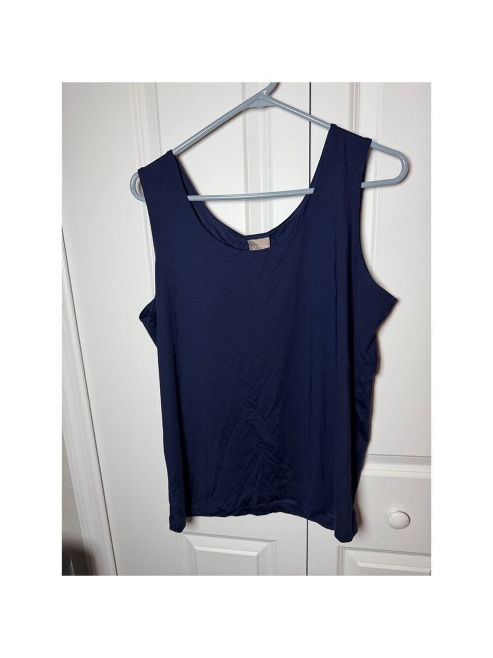Chico's Navy Tank Top Size L
